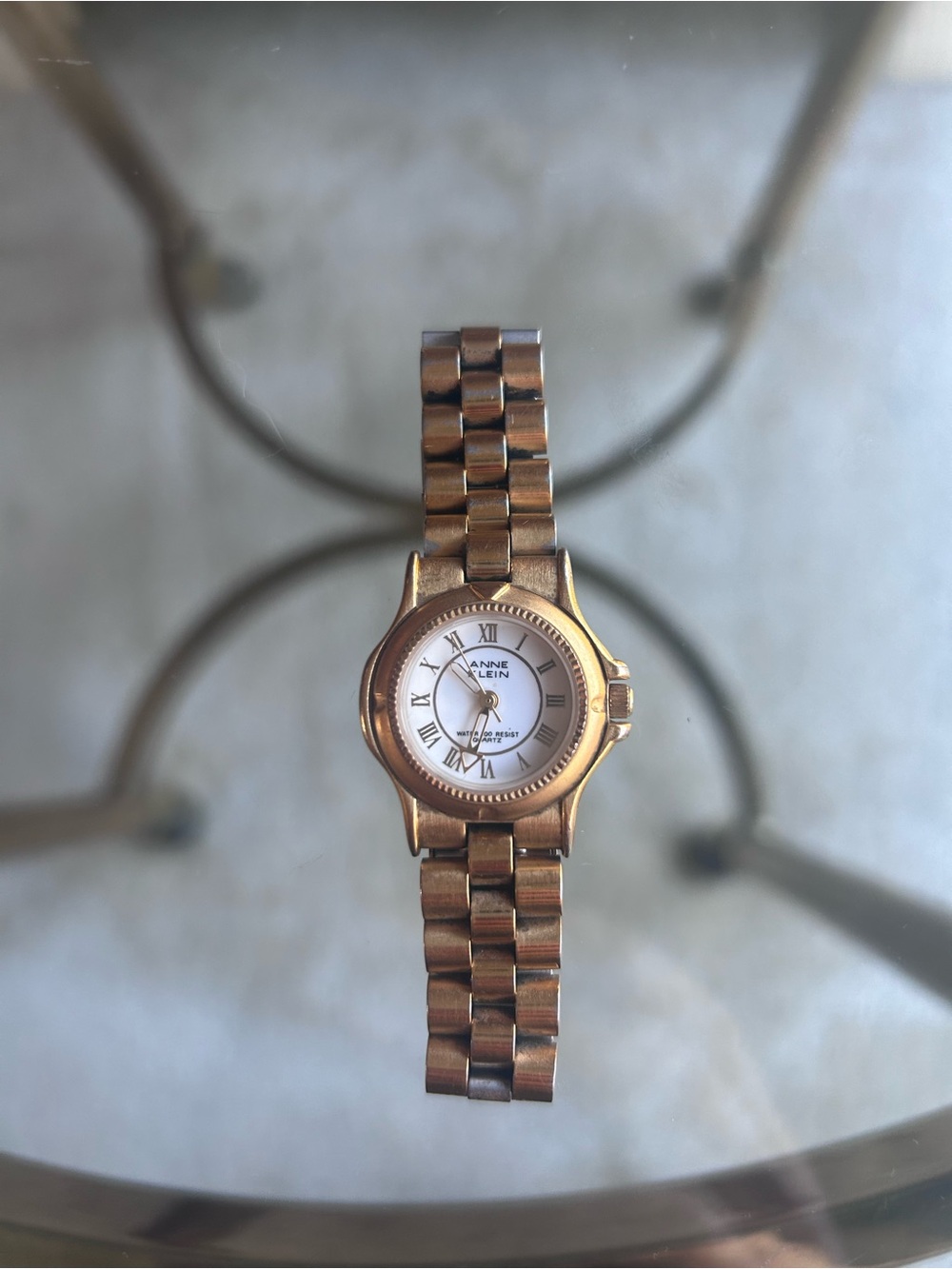 Vintage Anne Klein Gold Chain Watch